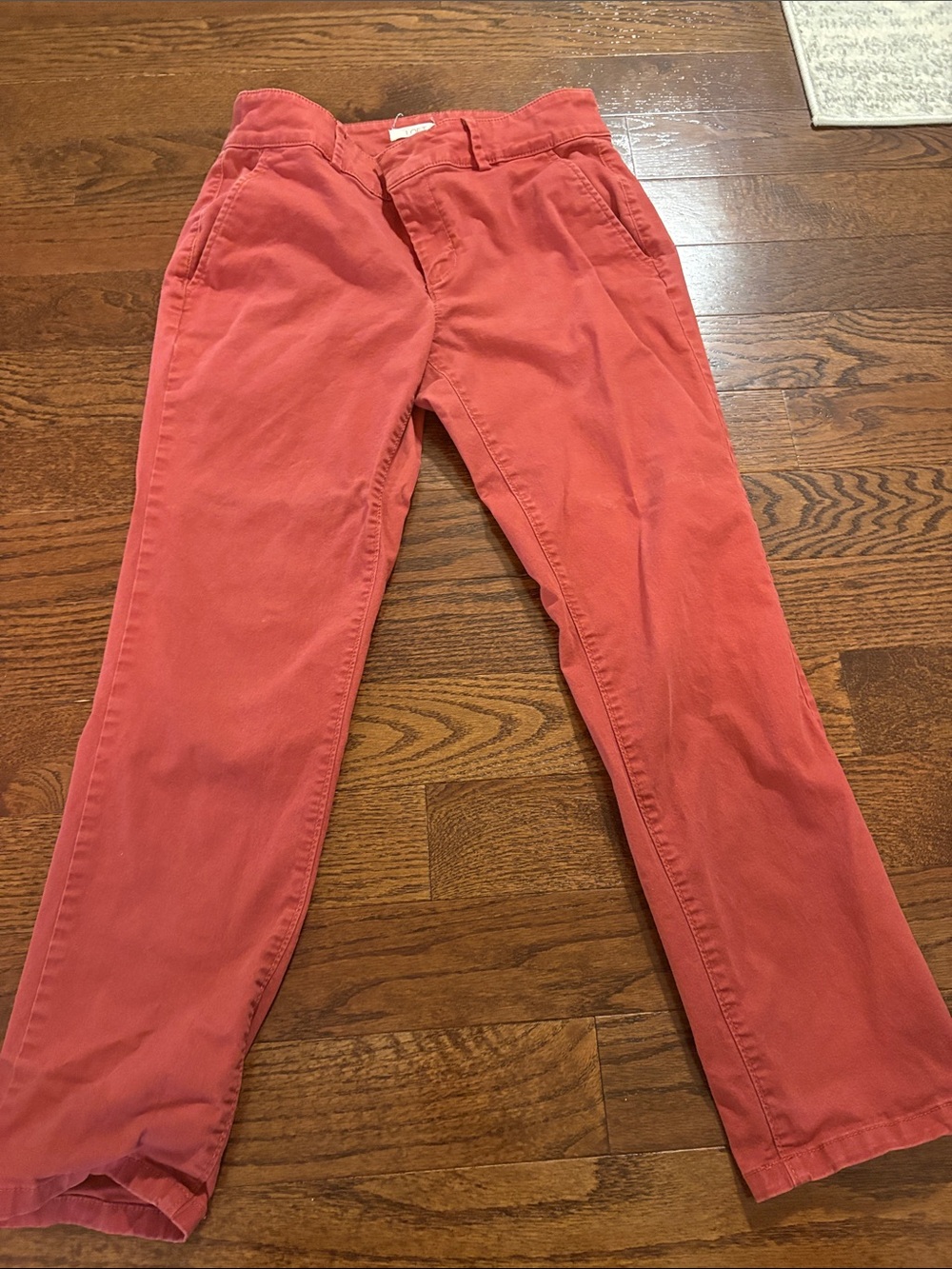 LOFT women’s Coral Pink Straight Chinos